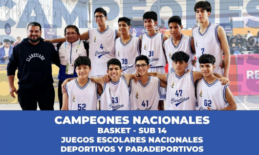 Claretiano de Trujillo Campeón Nacional de Basket Sub-17